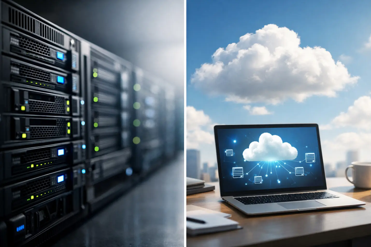 Differenza hosting condiviso cloud: cosa cambia