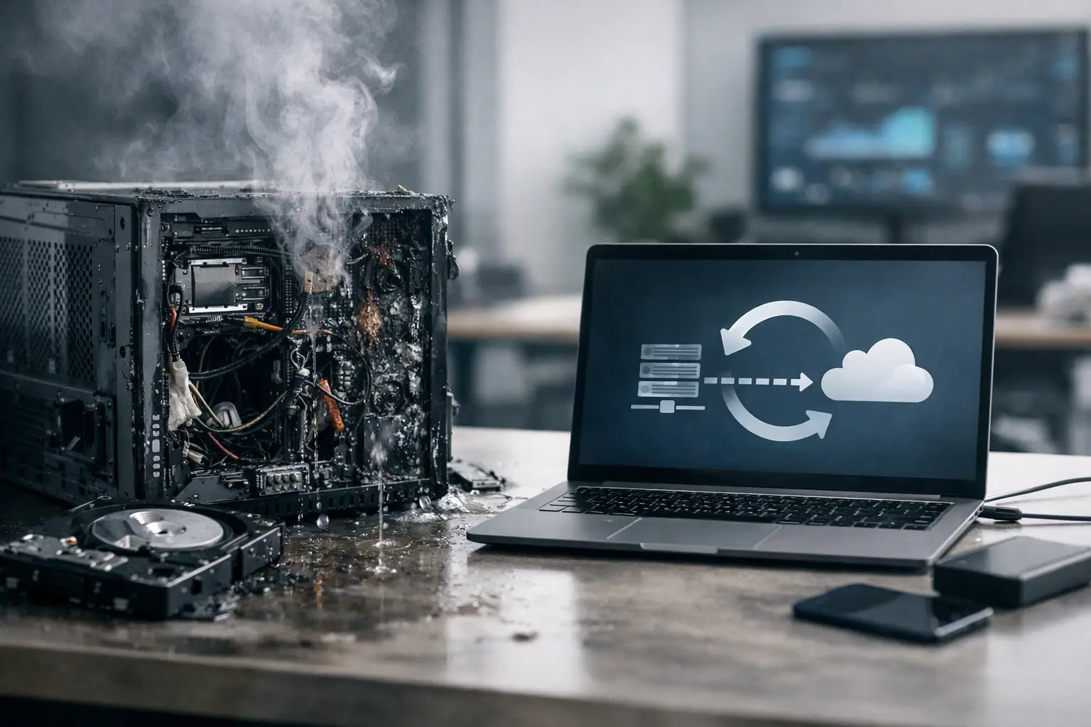 Case study disaster recovery sito web